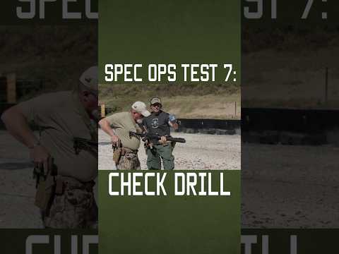 Spec Ops Test 7: Check Drill #shorts #training #specialforces