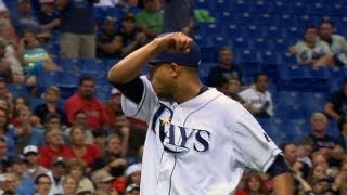 Archer Shows Emotion After Homer, Strikeout