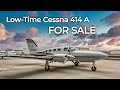 #31 Lowest Time Cessna 414 in the World FOR SALE! | Flight with Owner