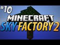 SKY FACTORY 2 - Part 10 - Applied Energistics 2 & World Download!