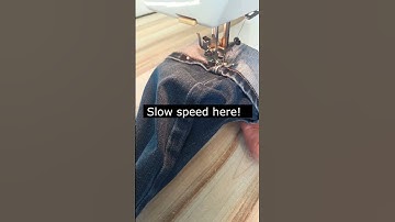 How to Hem Jeans with Keepeing Original Hem