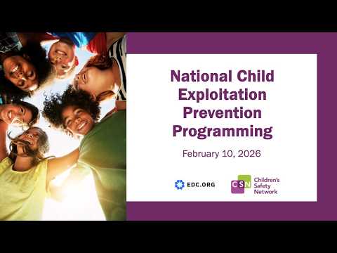 Programming Exploitation National Child Exploitation Prevention Programming - YouTube