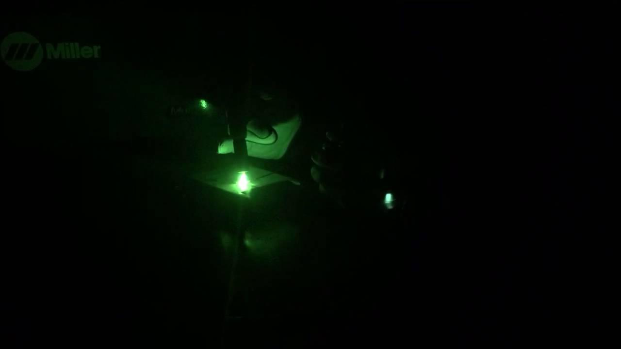 TIG welding on the new Miller Multimatic 215 Welder