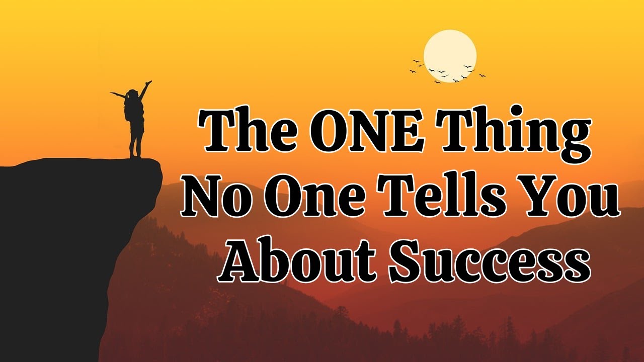 The Success Secret No One Talks About secret of success success