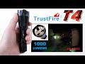 TrustFire T4 - 1000 lumens tactical flashlight review