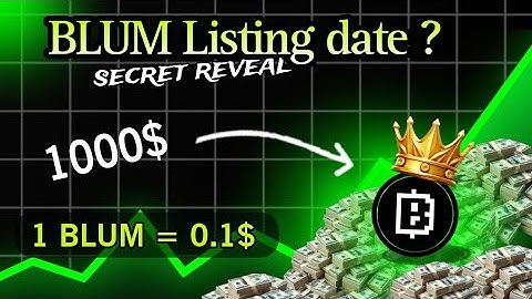 BLUM Listing Date and Price | Blum Coin Decrease Problem | Blum Airdrop Update.