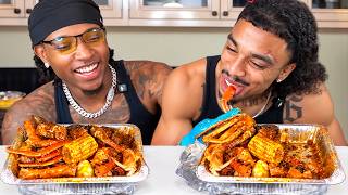 Silky & Jay Cinco Seafood Boil MUKBANG!