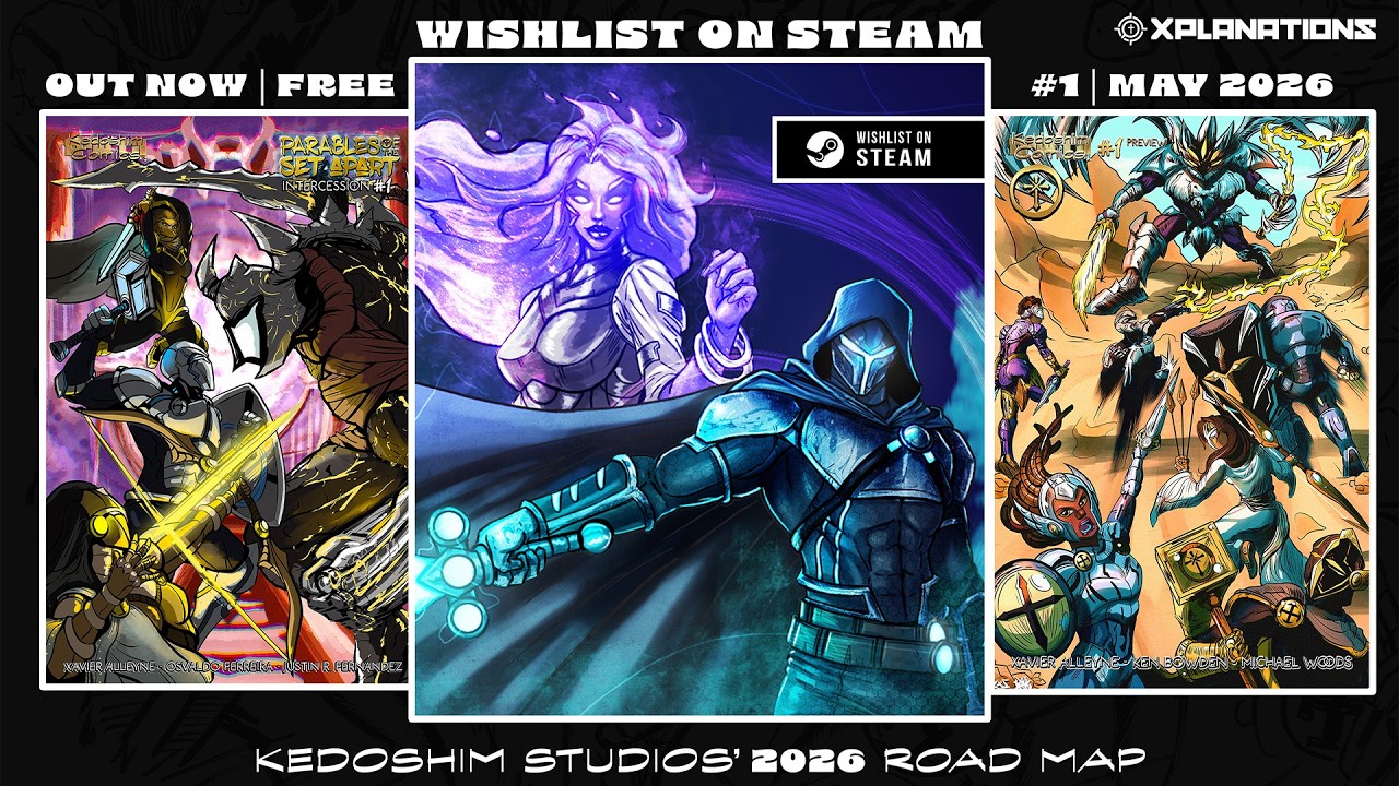 We're creating 6 Faith Based Comics + Spiritual Warfare Video Game | Kedoshim Studios 2026 Road Map