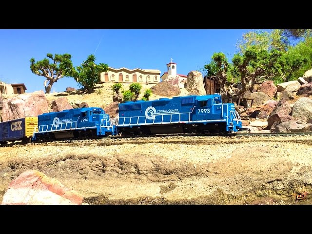 RC ADVENTURES - G Scale Model Train Exhibit - Palm Springs, California