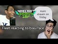 Main Stream on Friday? @GamerFleet reacting to Bixu&#39;s Face Reveal (Herobrine SMP)