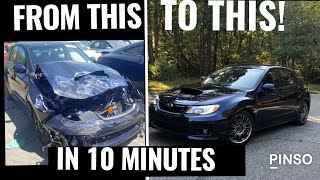 Rebuilding a Subaru Wrx Sti Hatchback in 10 Minutes