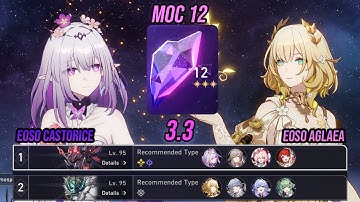 NEW Memory of Chaos 12 v3.3! E0S1 Castorice & E0S0 Aglaea Hypercarry Team - Honkai Star Rail