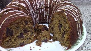 Choco-Dot Pumpkin Cake  - Dairy-free dessert #pumpkinpalooza