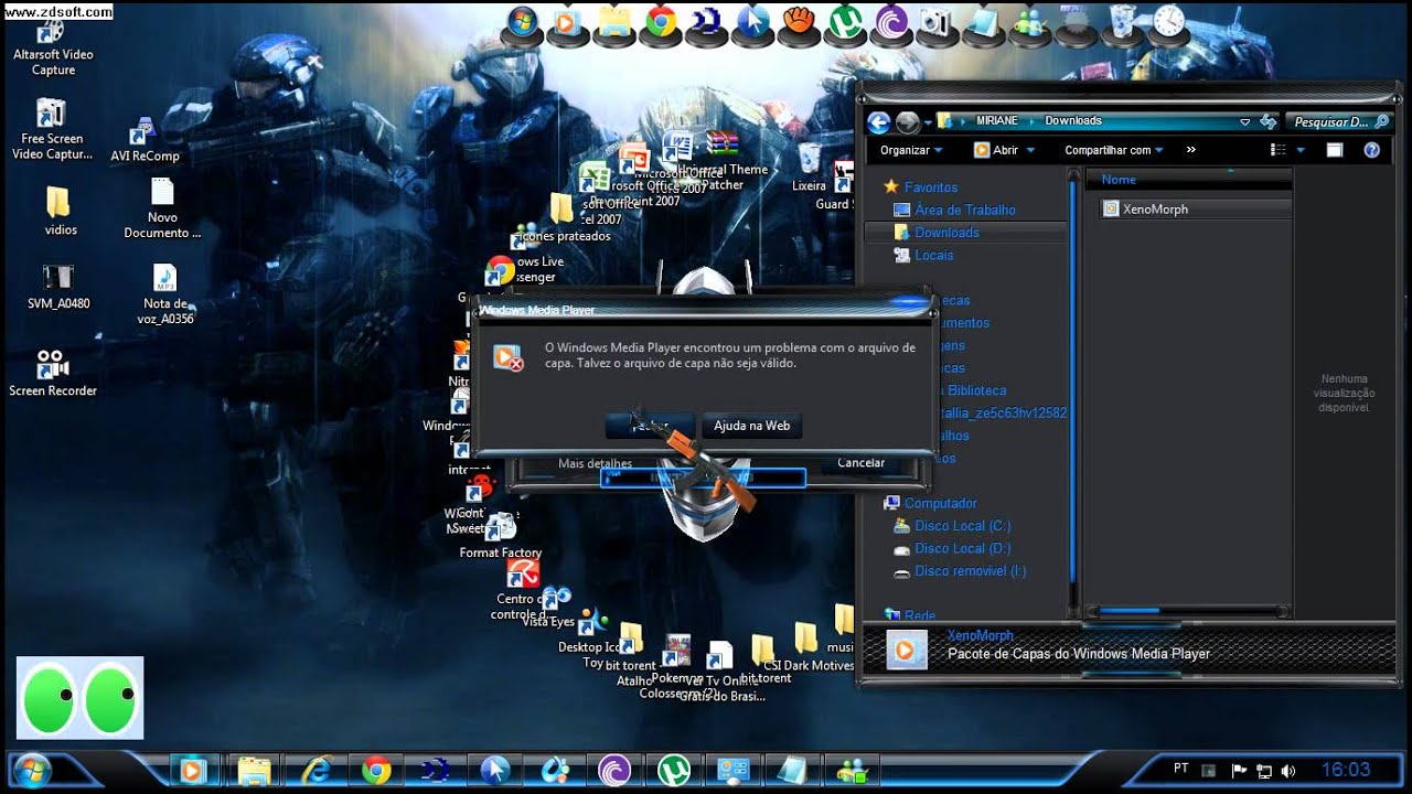 como baixar skins para media player YouTube