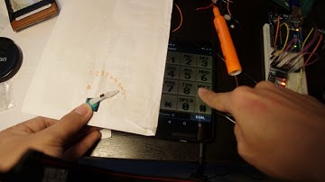 Mobile controled servo motor using DTMF decoder and Arduino