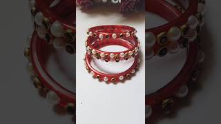 Elegant Kundan Stone Bangles #shortvideo #short
