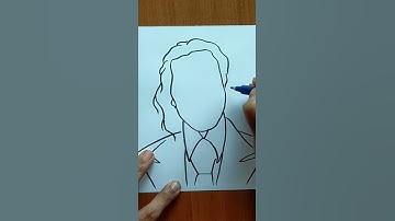 How To Draw JOKER Easy #shorts #YTshorts #trending #viral | Easy Drawings | Magic Drawings #JOKER