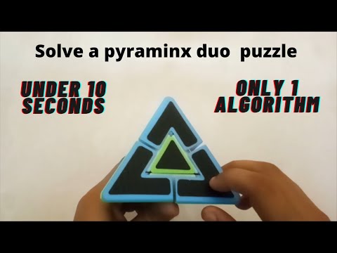 How to solve Pyraminx duo cube