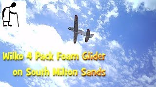 Wilko 4 Pack Foam Glider on South Milton Sands