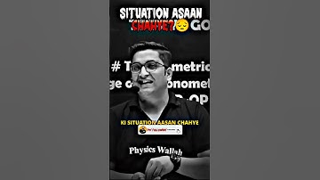 Situation ASAAN Chahye?😔 | Sachin Sir EMOTIONAL moment !! #shorts #physicswallah #motivation #pwians