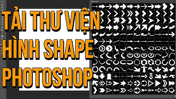 ✅ TẢI THƯ VIỆN CUSTOM SHAPE TOOL PHOTOSHOP MIỄN PHÍ | Photoshop kiến trúc