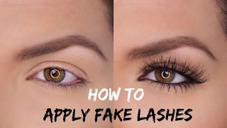 How To Apply Fake Lashes With Trichotillomania