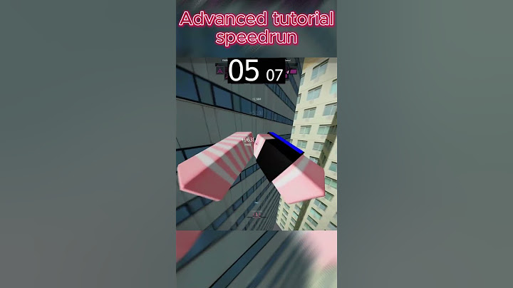 Roblox PARKOUR advanced tutorial speedrun #roblox #shorts