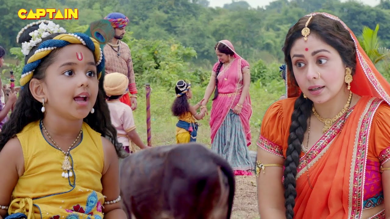 गौचारण के लिए बाल कृष्ण ने मनाया अपनी माता यशोदा को | Yashomati Maiyaa Ke Nandlala