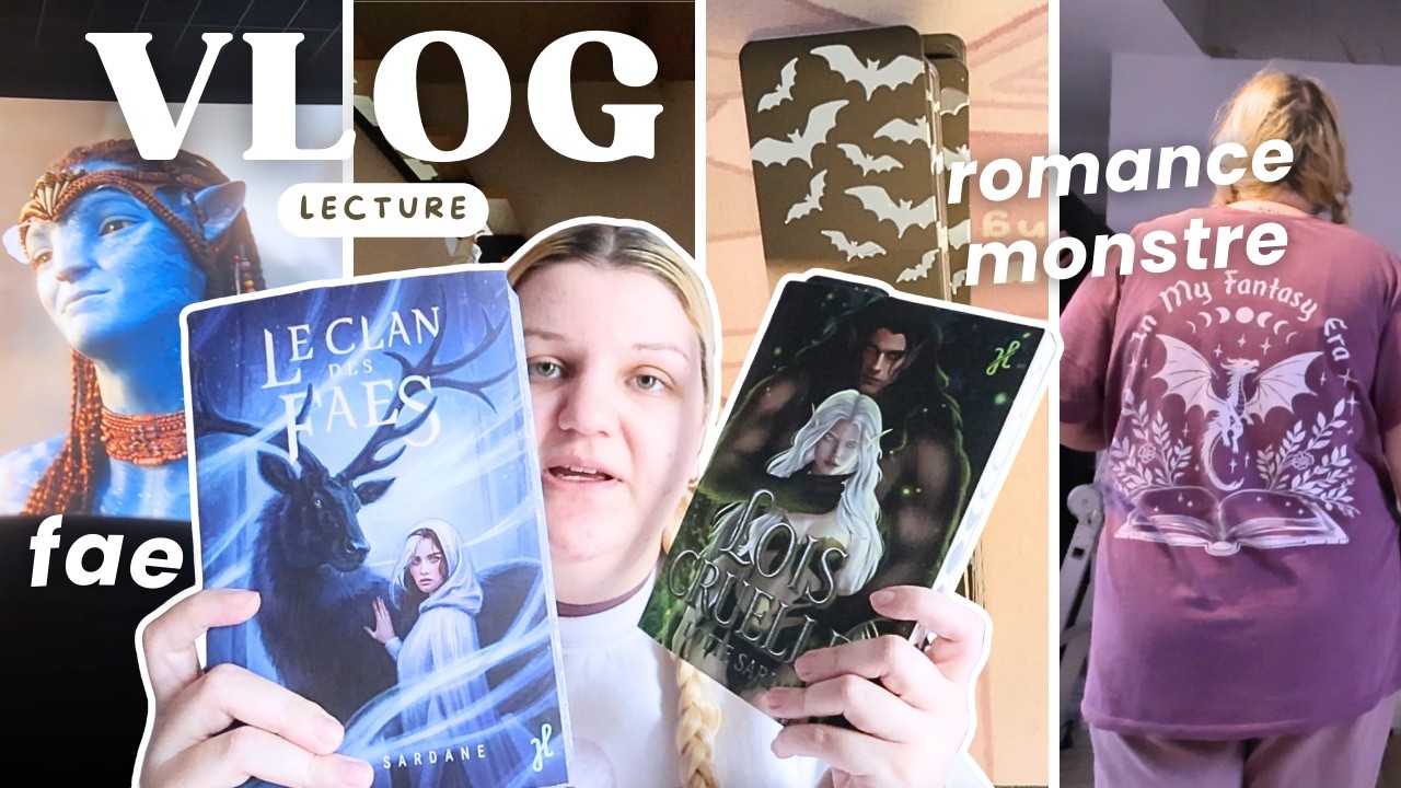 VLOG LECTURE : ROMANCE MONSTRE, ESCALIER ET ÇA VA MIEUX ! 🧝‍♀️