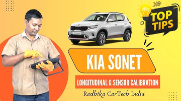 Kia Sonet Longitudinal G Sensor Calibration C1285-04 With Thinktool  Lite 2 | Radhika CarTech India
