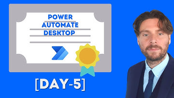 🤖 Microsoft Power Automate Desktop Tutorial - How to use variables and data types [DAY 5]