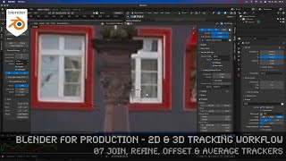 Blender 3.0 for Production - 2D & 3D Tracking Workflow - 07 Join, Refine, Offset & Average Trackers screenshot 4