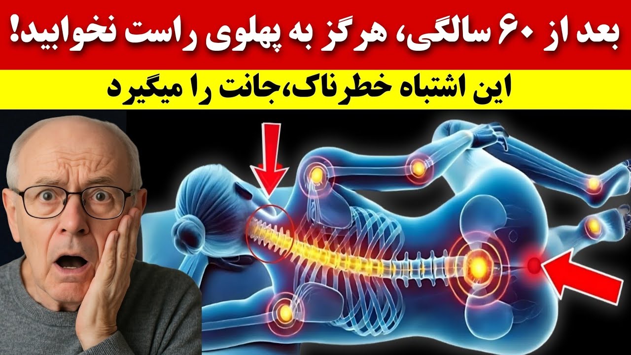 ۷ اشتباه مرگبار در خواب که هر سالمندی باید فوراً از آن‌ها پرهیز کند (زندگی‌تان را نجات دهید) 🚨
