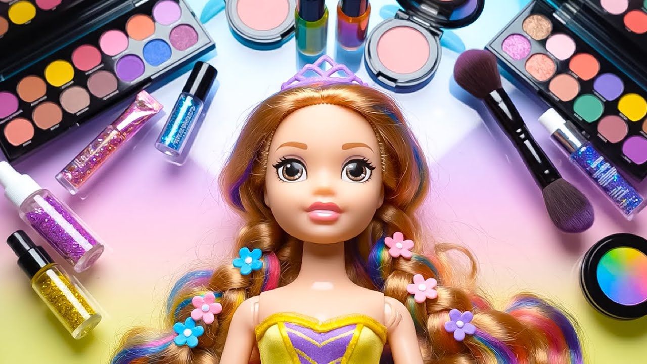 Rapunzel Colorful Makeup ASMR 💄✨ Relaxing Beauty Sounds