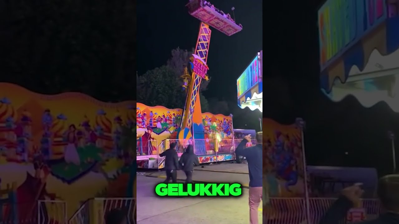 Deze Kermis Attractie Viel Om 
