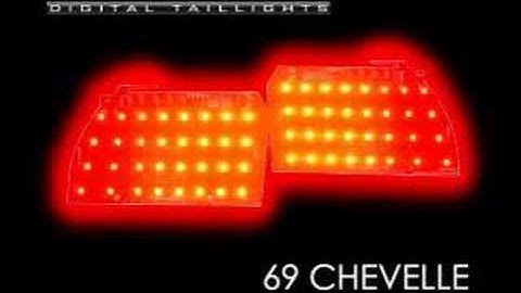 Digi-Tails 1969 Chevelle Sequential LED Tail Lights