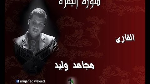 sorat al_baqara|mujahed waleed سورة البقرة|مجاهد وليد