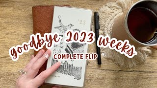 Hobonichi Weeks 2023 Complete Flip Through