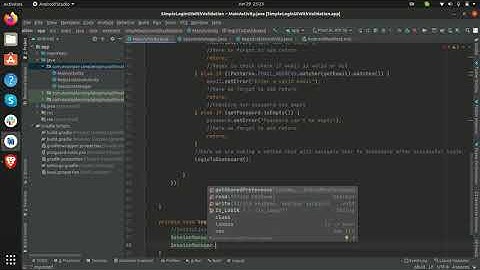 Session Management through Shared Preference