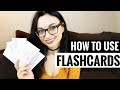 HOW TO USE FLASHCARDS | College Study Tips