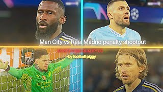 Real Madrid vs Man City penalty shootout|4k scenepack free clip for edit|(Topaz & high quality cc)