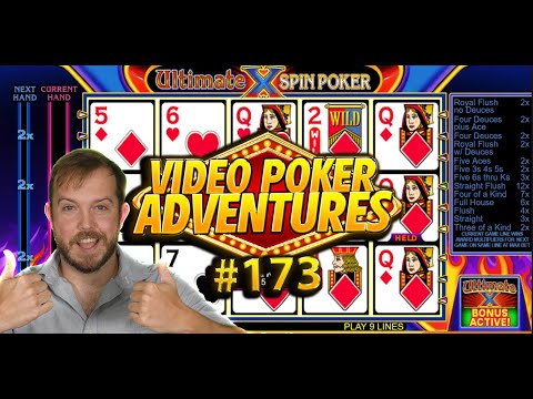 Ultimate X...Spin Poker?! Let's Get Weird! Video Poker Adventures 173 • The Jackpot Gents