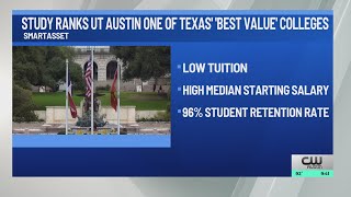 Study ranks UT Austin as a 'best value' college in Texas