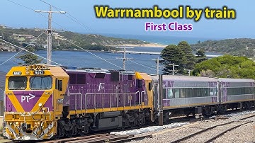 First class on a loco-hauled regional train | V/Line Melbourne to Warrnambool