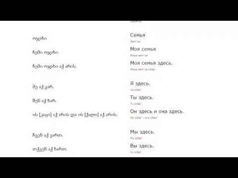 რუსულის გაკვეთილი 1 პიროვნებები Russian Lessons 1 Уроки русского 1