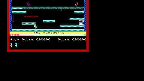 Microbee playing a ZX Spectrum Game