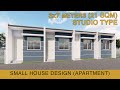 Small house design idea  apartment 3x7 meters 21sqm  studio type