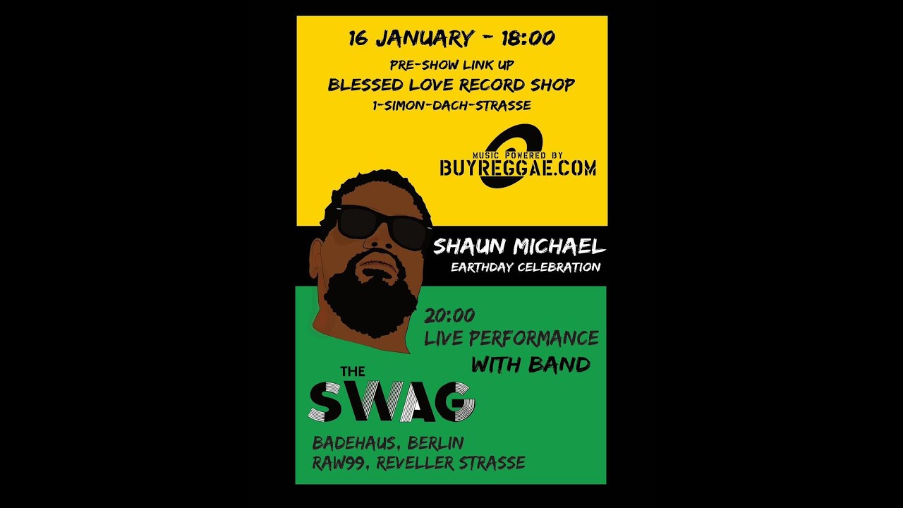 Shaun Michael Earth Strong Bash Supported by DJ High Score at Blessed love record store