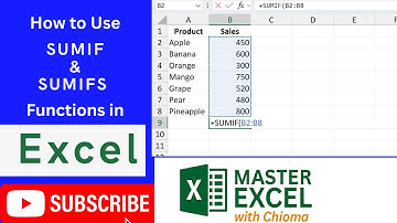 Learn How to Use SUMIF and SUMIFS in Excel – Fast & Easy!