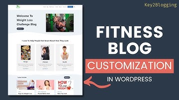 How to Create a Health & Fitness Website in WordPress | Kadence theme + Kadence Blocks Plugin